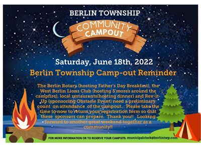 Berlin Township Community Campout